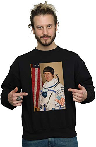 Absolute Cult The Big Bang Theory Men's Howard Wolowitz Rocket Man Sweatshirt Black Medium
