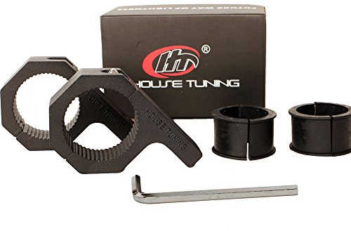 HOUSE TUNING Überrollbügel-Klemme, 6,3 cm, 6,3 cm, 6,3 cm, für LED-Licht-Halterung, Überrollbügel-Montage-Klammern, Rohr-Lichthalterung für Lichtleiste (6,3 cm Klemme, 2 Stück)