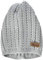 Sterntaler Unisex Baby Strickmütze, Silber mel., Gr. 39