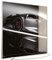 STEINFELD Heizsysteme® Glas Bild Elektro Infrarot Heizung mit Thermostat | Made in Germany | viele Motive 350-1200 Watt Rahmen silber/alu (1200 Watt, 045 Sportwagen)
