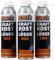 Rostio Kraft Rostlöser Spray | Extrem Kraft Profi Rostlöser für Schrauben | Muttern | Auto | Fahrrad (3 Stück)