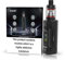 SMOK Rigel Mini Vaping Kit, 80W Output with TFV9 Mini Tank, 2mL Capacity, V9 Meshed Coils, I8650 Battery Compatible, Battery NOT Included, E Cigarettes, E Cig, No Nicotine (Black)