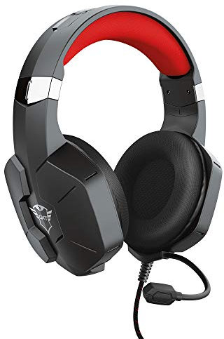 Trust Gaming Casque Gamer PC, Playstation et Xbox GXT 323 Carus - Casque avec Micro, Coupure du Microphone et Réglage du Volume sur l'Oreillette, PC, PS4, PS5, Xbox Series X (S), Xbox One (X) - Noir