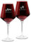 Maverton Set de 2 Verres à Vin en Cristal - Verres gravés 490 ml - Cadeau d’anniversaire pour chaque Couple - Verres Classiques pour parents - M. et Mme