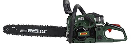 Webb WEPCS18 Petrol Chainsaw 46cm (18) Oregon Bar and Chain, Easy Start 50cc 2 Stroke Engine - 3 Year Guarantee