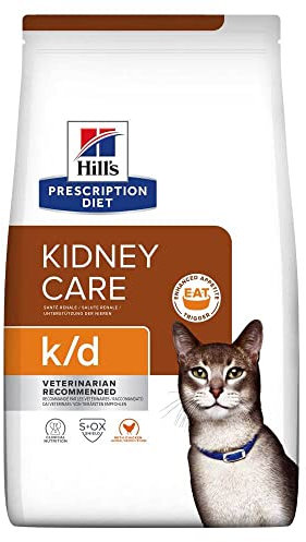 Hills Prescription Diet K/D Feline Kidney Care Dry Food 3kg