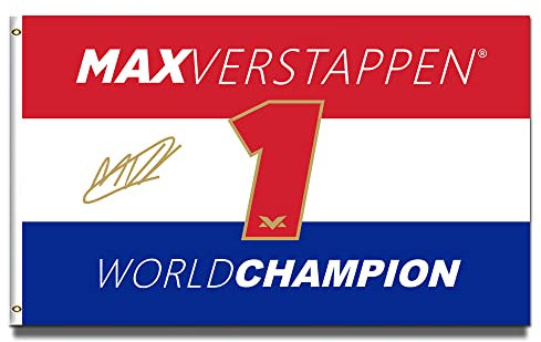 MOOR Formel 1 F1 Banner Max Verstappen Flagge, 90 x 150 m, HD-Druck, Vibrationsfarbe, 150D Polyester