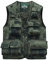 KTWOLEN Herren Anglerweste Sommer Leicht Schnelltrockenweste Funktionsweste Outdoor Fotografie Hundesport Weste Ärmellos Safari Weste mit Viele Taschen, Dunkle Tarnung, XL