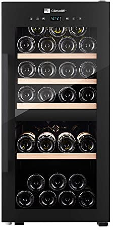 CLIMADIFF Cave de service Double Zone CLD40B1 pour 41 bouteilles