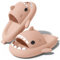 Shark Slides Ciabatte Squalo da Bambini Ragazze Ragazzi Slippers Pantofole da Bagno Sandali da Spiaggia e Piscina a Punta Aperta Interno, Rosa Chiaro, 38/39 EU