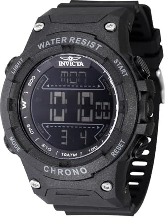Invicta Herren Digital Quarz Uhr mit Harz Armband 47523