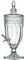 Distributeur d'eau en Verre Transparent 3L avec Robinet, distributeurs de Boissons en Pot Mason pour Les fêtes, Serveur de Boissons à Large Bouche en Acier Inoxydable 100% étanche pour fête, Bar
