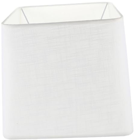 HONMEET De Tela Resistente Al Desgaste Para Pantalla De Lámpara Cuadrada Pantalla De Lámpara Simple Dormitorio