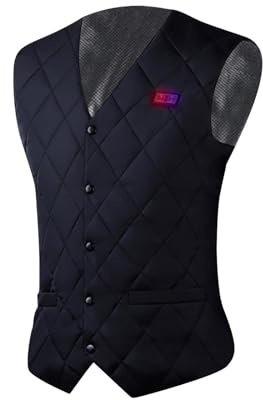 Zeiayuas Polaire Gilet Chauffant Hommes, Veste Chauffage USB 16 Zones Chauffage, Utilisée Pour Randonnée Chaleur Gilet d'hiver Chauffant pour Ski Plein Air Randonnée Hiver Moto Chasse Camping 2024