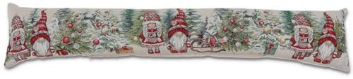 Waschbarer Zugluftschutz mit abnehmbarem Bezug 95 cm. WEIHNACHTEN - VAR. 1