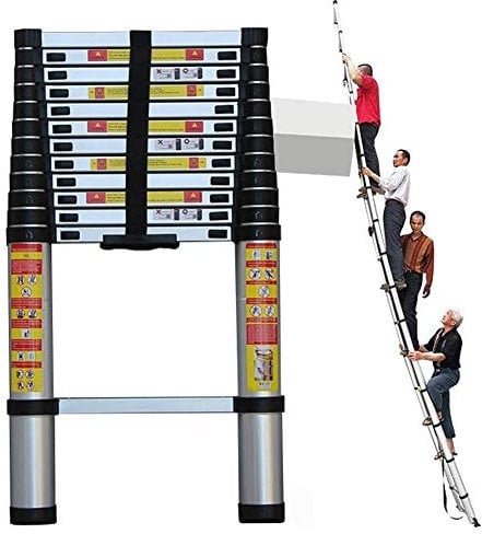 MEWVABKW Perche d'extension Polyvalente pour Grenier ou Travail (4,6 m/15 pi) Stabilise et atteint de Nouvelles hauteurs pour Les projets de Bricolage