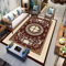 Xiaosua Teppich Jugendzimmer Jungen120x160CM Teppich Mädchen Teppich nach maß Art Deco rot Rugs Teppich für Eingang Baby Teppich