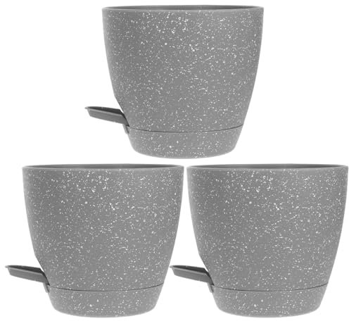 Toddmomy 3stücke Selbstbewässernder Blumentopf Für Sukkulenten Und Kräuter Pflanzentopf Für Drinnen Hydrokulturblumen Für Zimmerpflanzen