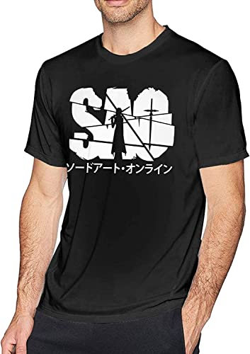 Men's Sword Art Online Short Sleeve T-Shirt T-Shirts & Hemden(X-Large)