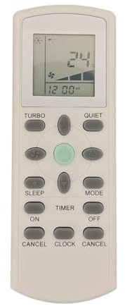 IOOIQQ EDGS02 - Telecomando di ricambio adatto per condizionatore DAIKIN APGS02. ECGS02. EDGS02. BRC52A61. BRC52A62. BRC52A63. FTXN35N FTXC25A FTXN60N FTXC60A FTXC35A FTXB50B. ATXB60B. XN35N