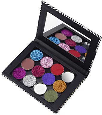 Happyyami Palette Vuota Magnetica Per Ombretti Con Specchio Organizer Cosmetici Leggero e Capiente Per Trucco Te Palette Professionale Riutilizzabile Per Ombretto Fard e Bronzer