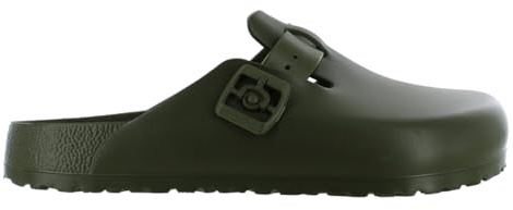Birkenstock Men's Boston Eva Essentials Clog, Khaki Green/Green Khaki/Green, 11-11.5 Women/9-9.5 Men