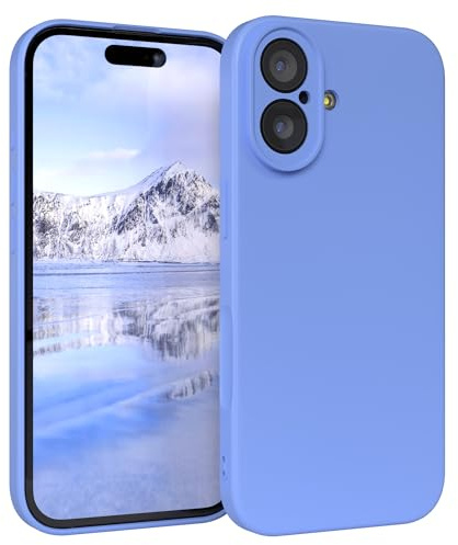 EAZY CASE - Silikonhülle für iPhone 17 Hülle Silikon Case Blau weich stoßfeste Handyhülle Schutzhülle mit Kameraschutz Dünn Premium Schutz Cover TPU Phone Bumper in Ultramarin Matt