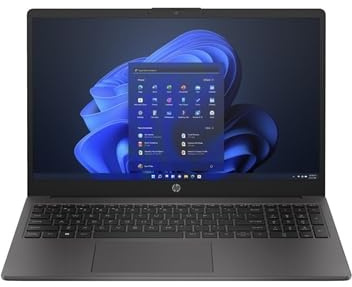 HP 250 G10 AK9U6AT#ABU Laptop, 15.6 Inch Full HD 1080p Screen, Intel Core i5-1335U 13th Gen, 8GB RAM, 512GB SSD, Windows 11 Home - Versione UK