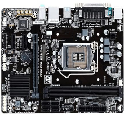 Placa Madre Placa Base Fit For GIGABYTE GA-H110M-DS2 DDR3 H110 LGA 1151 i3 i5 i7 DDR3 32 GB