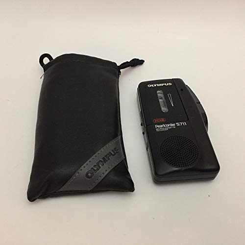 Olympus S-711 Pearlcorder Microcassette Voice Recorder (Black)
