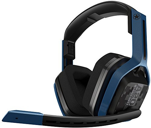 ASTRO Gaming A20 Casque Gamer Edition Call of Duty, ASTRO Audio, Dolby ATMOS, Longevité Batterie +15 hrs, Résitant, Connexion sans Fil 5,8 GHz, Compatible avec PS5, PS4, PC, Mac, Switch - Noir/Bleu