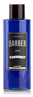 BARBER MARMARA No.2 Eau de Cologne Herren Splash im Glas Flacon 1x 500ml - After Shave Men - Duftwasser - Rasierwasser Männer - Erfrischt kühlt - Duft Herren - Desinfizierend 70° Alkohol (No.2)