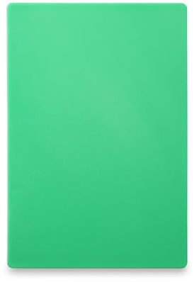 HENDI Schneidbretter, HACCP, Beidseitig nutzbar, für Obst, Gemüse, 600x400x(H)18mm, HDPE 500 Kunststoff, grün