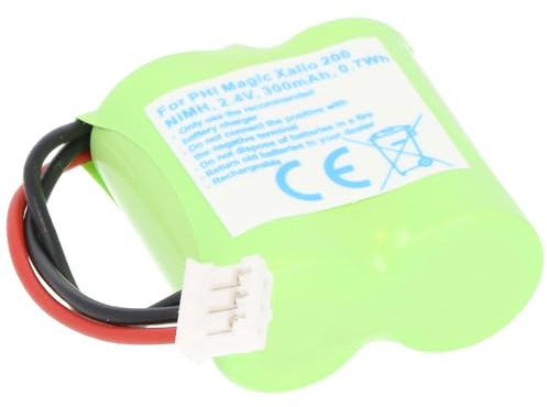 Akku kompatibel mit Philips Magic Xalio 200, NiMH, 2,4V, 300mAh