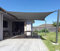 AXT SHADE Toldo Vela de Sombra Rectangular 4x6m Protección Rayos UV y HDPE Transpirable para Exterior Terraza Patio Jardín-Gris Antracita
