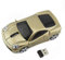ECOiNVA for Ferrari Wireless Sports Car Mouse Optical 2.4G Nano USB AA Battery Desktop Laptop Mice (Gold)