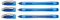 Schneider Slider Memo XB Kugelschreiber (mit Kappe, Strichstärke: XB, Made in Germany) (Blau, 3er)