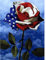 5D Diamond Painting Diamant Malerei Painting Bilder, Wowdecor Bunt Rose Amerikanische Flagge Full Set Groß DIY Diamant Gemälde Malen Nach Zahlen