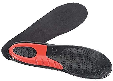 Solette Sportive in Gel Inserti per Scarpe da Passeggio, Corsa, Escursionismo Stivali da Lavoro Arch Support Ortesi Uomo Donna- Suole per Talloni Fasciite Plantare Piedi Piatti 45-48