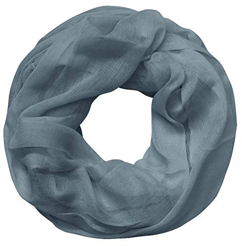 Soul-Cats leichter Plissee Loopschal in der Farbe taupe Loop Halstuch Schal
