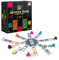 Legacy Deluxe Mexikanische Zug Dominosteine, klassisches Original Brettspiel-Set Doppel-12 Dominosteine hochwertiger Holzkoffer für Kinder und Erwachsene ab 8 Jahren
