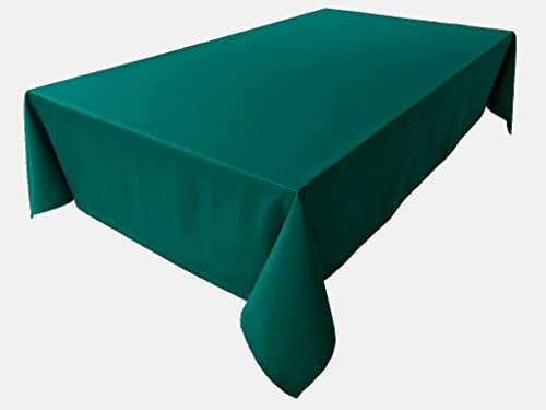 Hochwertige Tischdecke Tischwäsche aus 100% Baumwolle Kollektion Konzept, Farbe & Größe wählbar (Tischdecke - 120x160cm, Tannengrün)