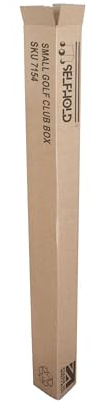 SelfHold Golf Club Cardboard Packing Mailing Boxes x5 (950 x 130 x 100mm) - Umbrella Walking Stick Fishing Rods Packaging Shipping Postage Postal Carton
