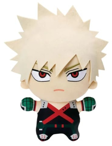 Banpresto BP19369 My Hero Akademie Plüsch Katsuki Bakugo, 32 cm, Mehrfarbig