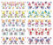 Ideen mit Herz Transparent-Sticker | 10 Bogen à 10 cm x 30 cm | Bunte Aufkleber zum Basteln & Dekorieren (Wichtel im Frühjahr)