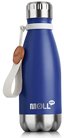 Small Water Bottle,9 oz Stainless Steel Flask for Kids,Insulated Leakproof | BPA-free,Keeps Cold 24h & Hot 12h;18/8 Food-Grade,Lightweight,Ideal for School,Travel