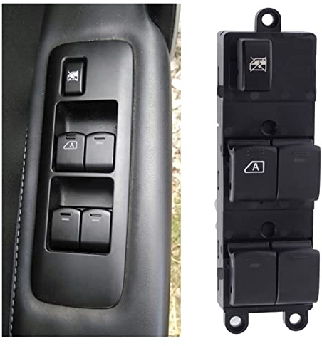 Pulsantiera Alzavetri Auto Anteriore Sinistra Destra Power Master Finestra Interruttori per Nissan per Qashqai J10 2010-2012 25401BB60B Alzacristalli Interruttori Pulsanti