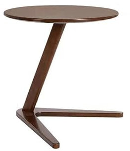 XYQXYQ Beistelltisch aus Holz, runder Sofa-Beistelltisch, Retro-Heimdekoration, Pflanzenregal, geeignet für kleine Räume, Schlafzimmer, Wohnzimmer, Balkon, Walnuss/Braun, einfach zu montieren (Braun)