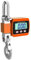 Toplionace 500Kg LCD Digital Kranwaage, Tragbare Industrielle Elektronische Waage Robustes Hakenhängendes Wiegewerkzeug, Kg/lb/N (Orange)