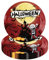 Piatti di carta usa e getta per feste di Halloween, 22 cm, 16 pezzi, per urlo, decorazioni di compleanno di Halloween